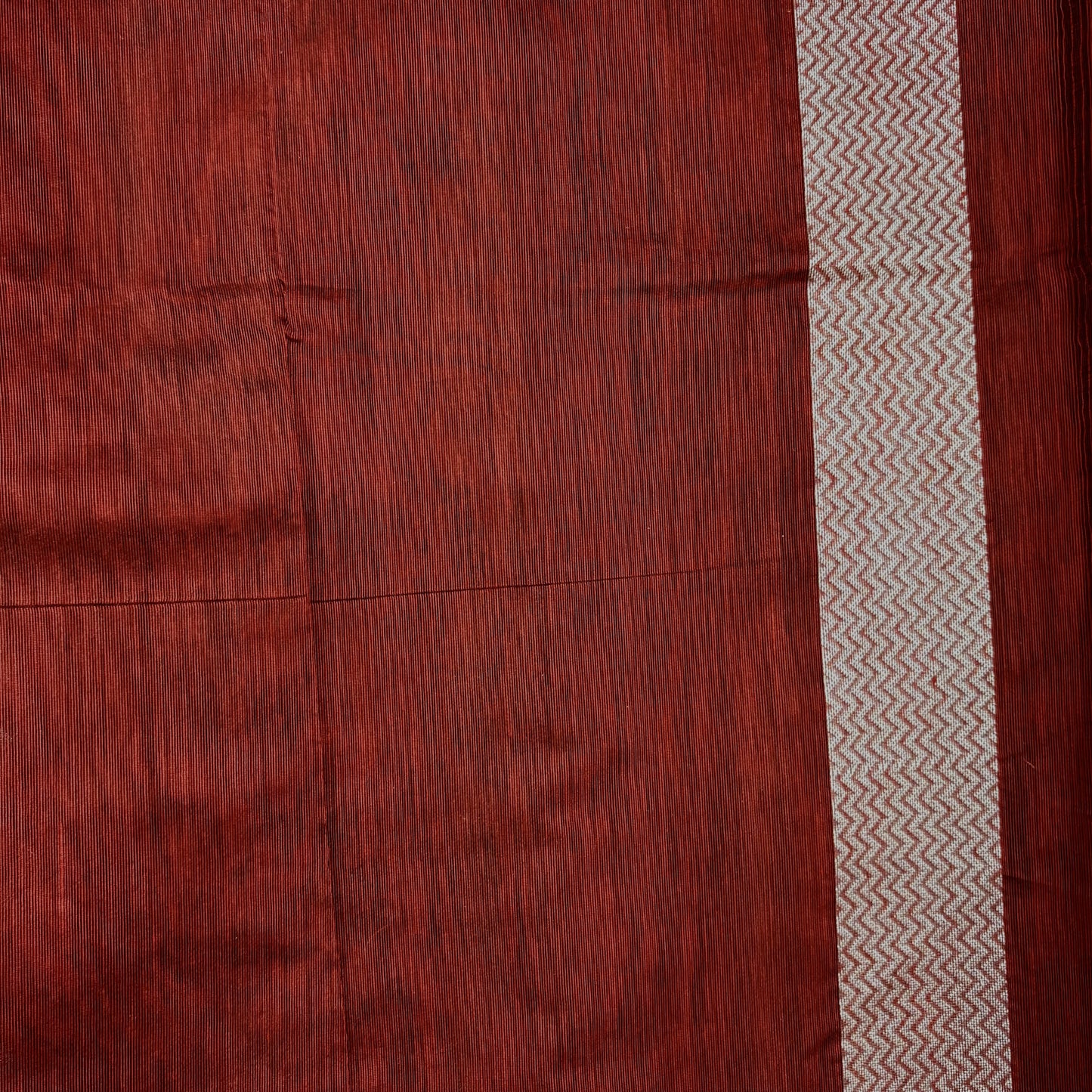 Brown Woven Cotton Saree