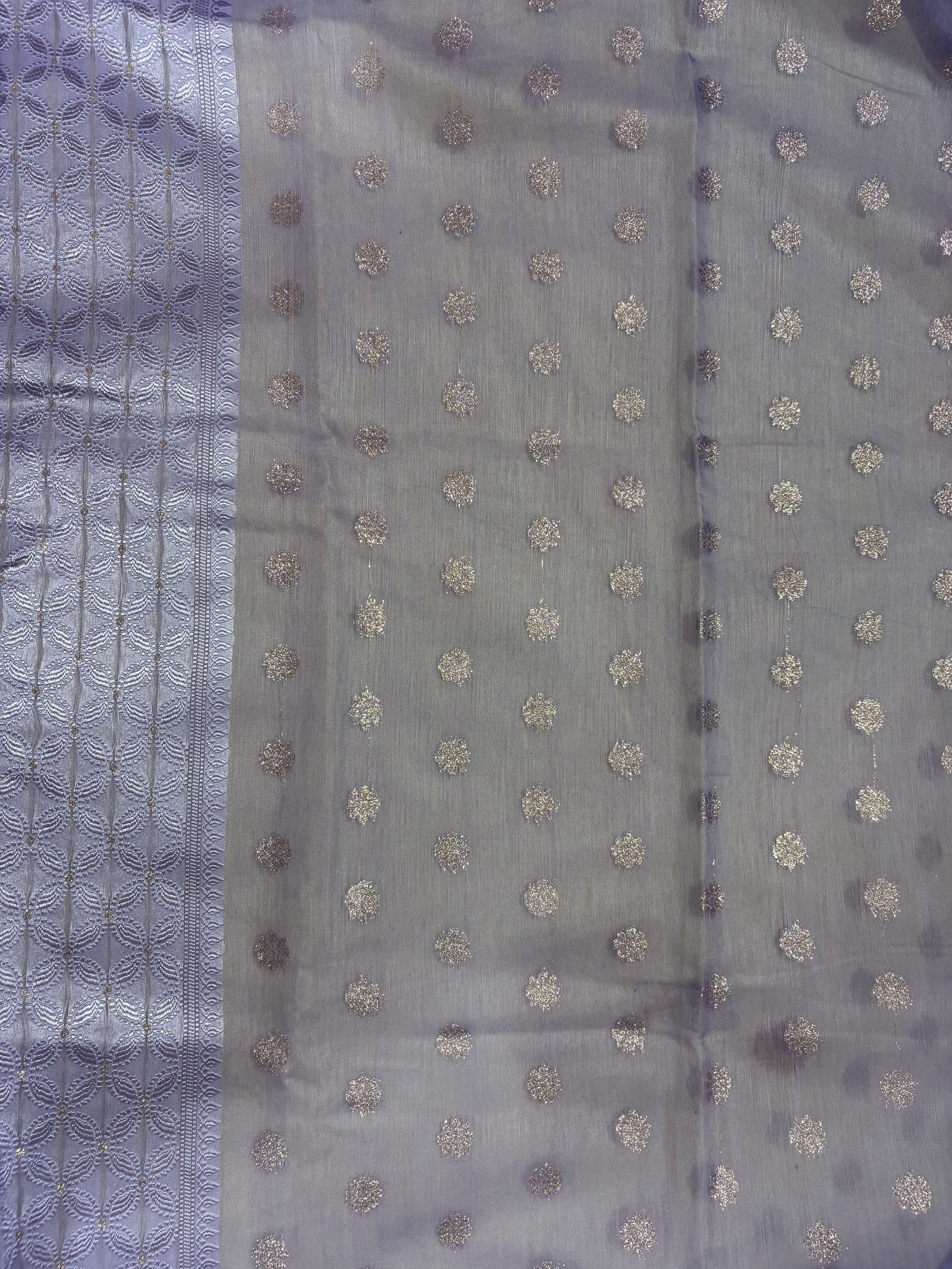Lavender Soft Cotton Saree