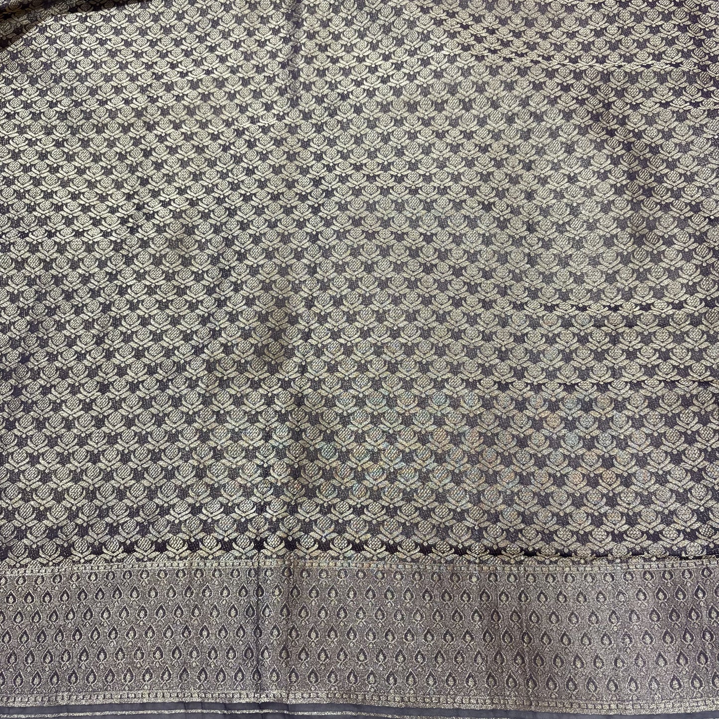 Snuff Semi Khaddi Georgette Saree